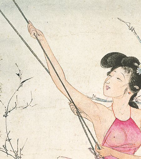 虹口-胡也佛的仕女画和最知名的金瓶梅秘戏图